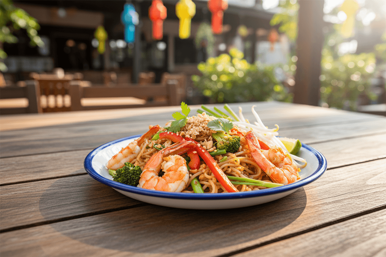 Delicious traditional Thai cuisine from Phuket