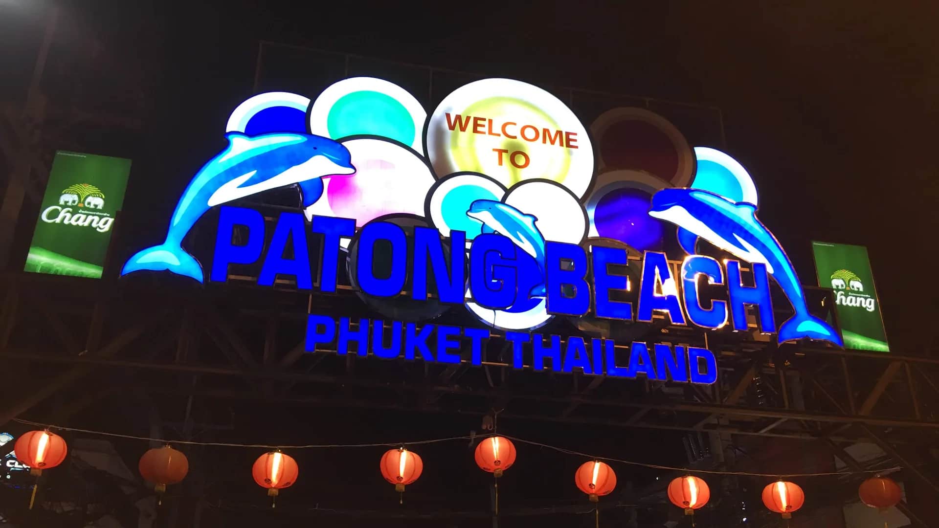 Bangla Road archway, Patong Beach in Phuket, Thailand