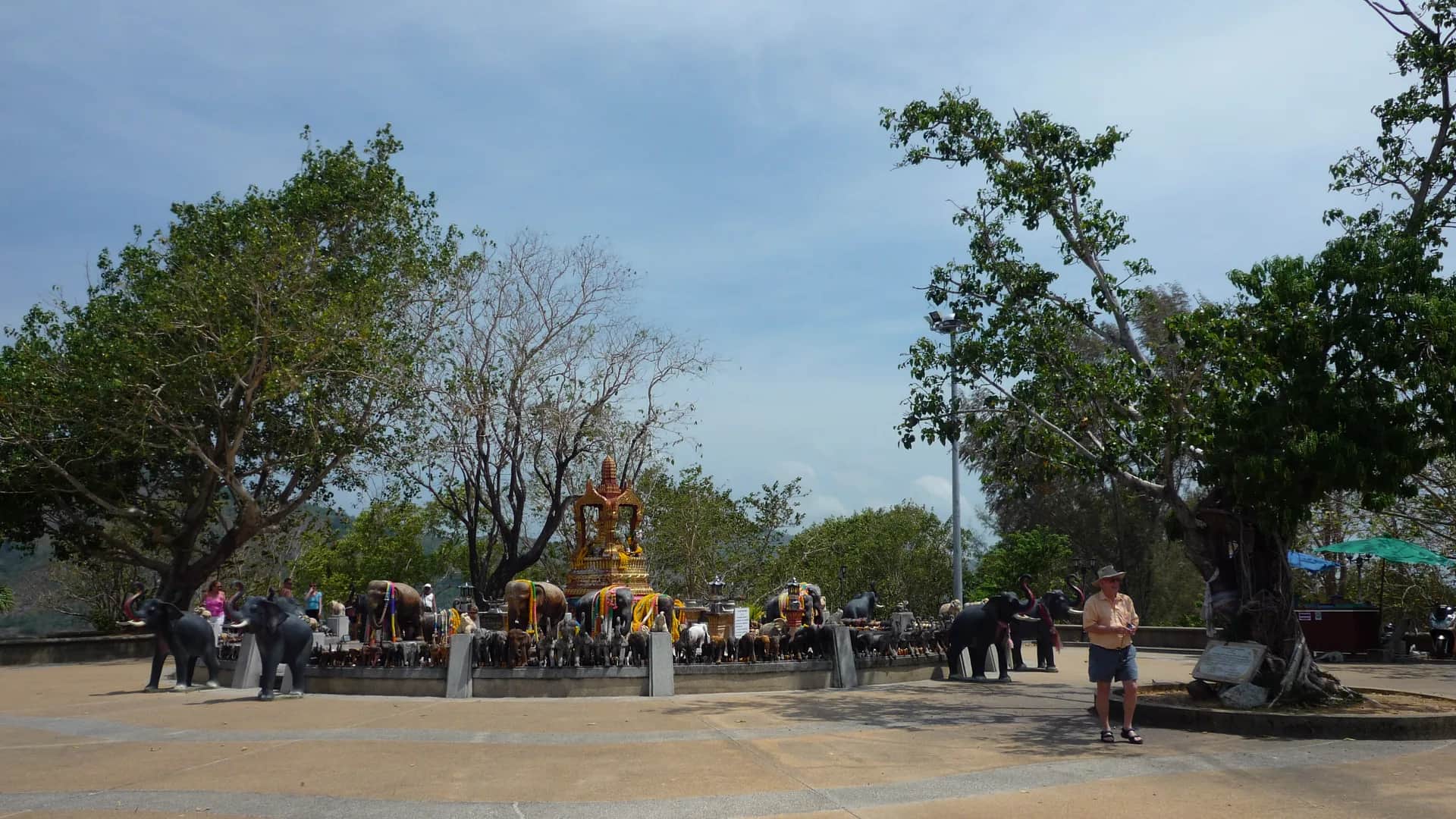 Promthep Cape Elephant Shrine in Phuket, Thailand