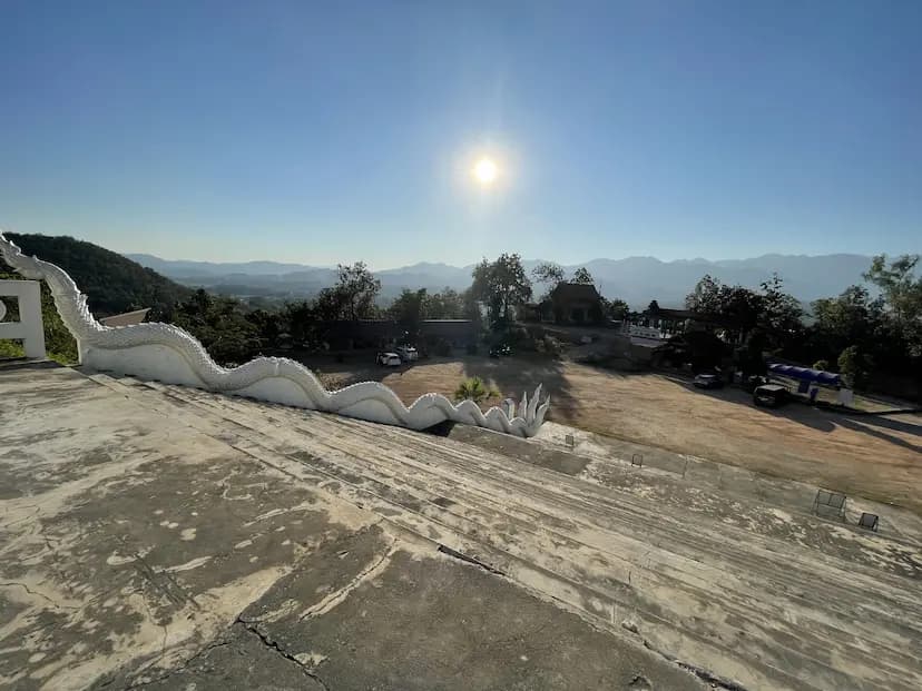 Mountain valley view of Pai